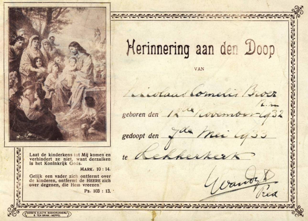 Lekkerkerkse families III